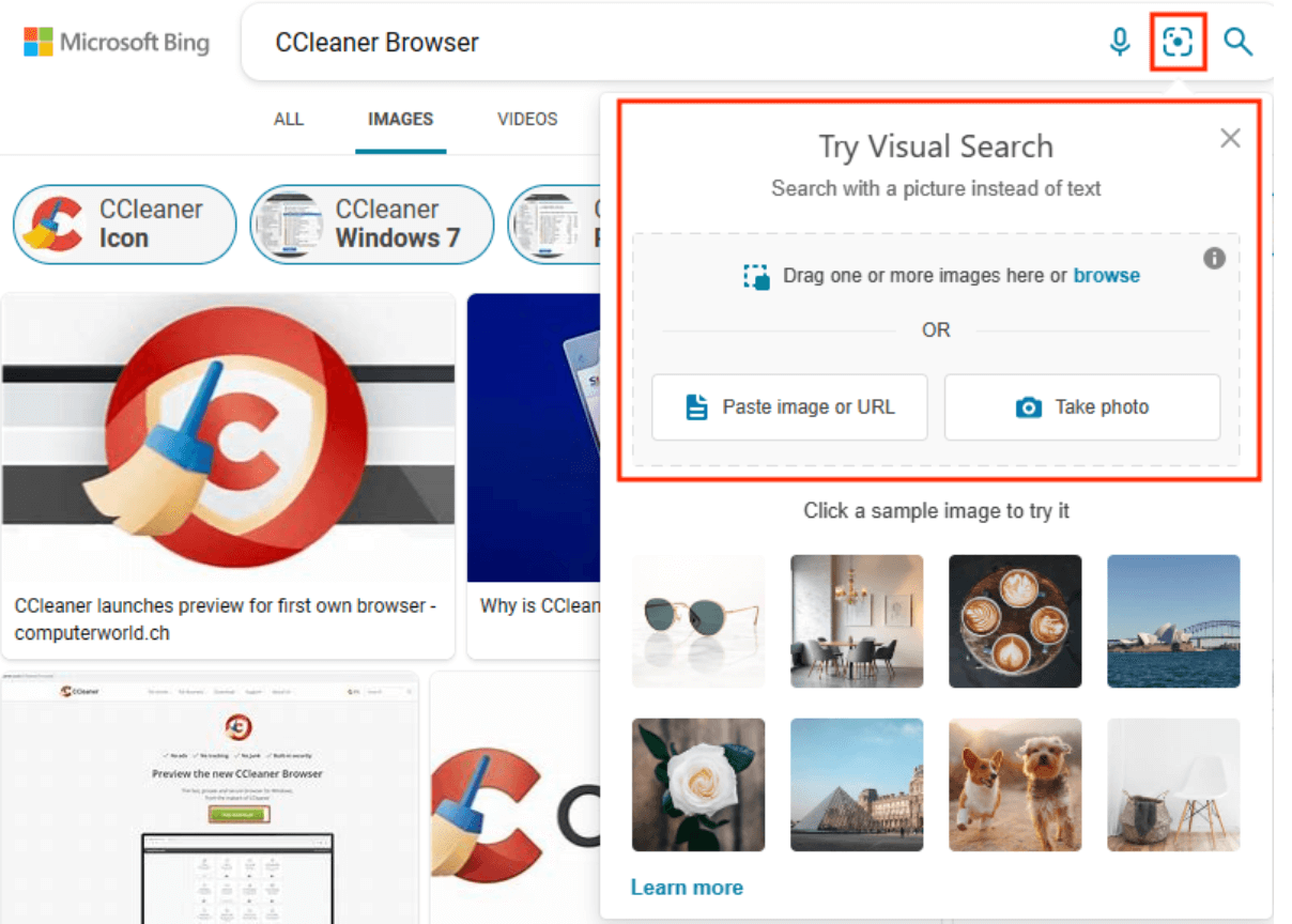 Bing Reverse Image Search Bing Reverse Image Search