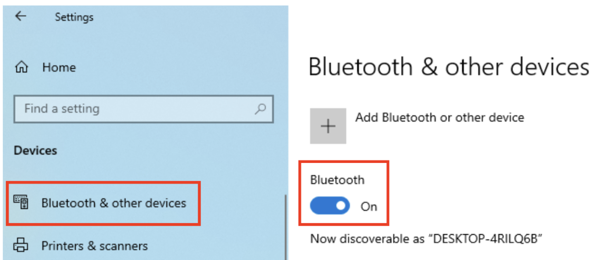 How to turn on Bluetooth on Windows 10 and 11, image size:1262x536