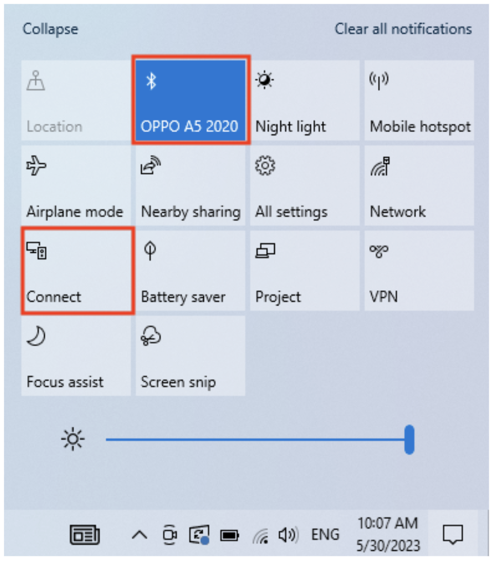 How to turn on Bluetooth on Windows 10 and 11, image size:960x1094