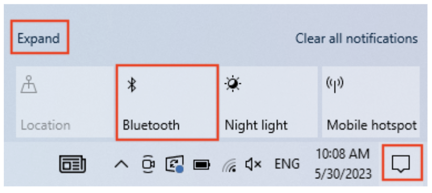 How to turn on Bluetooth on Windows 10 and 11, image size:882x394